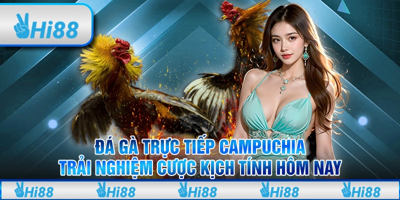 Đá gà trực tiếp Campuchia: Trải nghiệm cược kịch tính hôm nay
