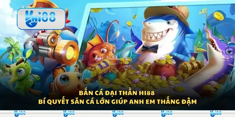 Bắn cá Đại Thần Hi88 - Bí quyết săn cá lớn giúp anh em thắng đậm