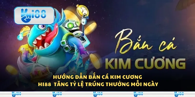 Hướng dẫn bắn cá Kim Cương Hi88 - Tăng tỷ lệ trúng thưởng mỗi ngày